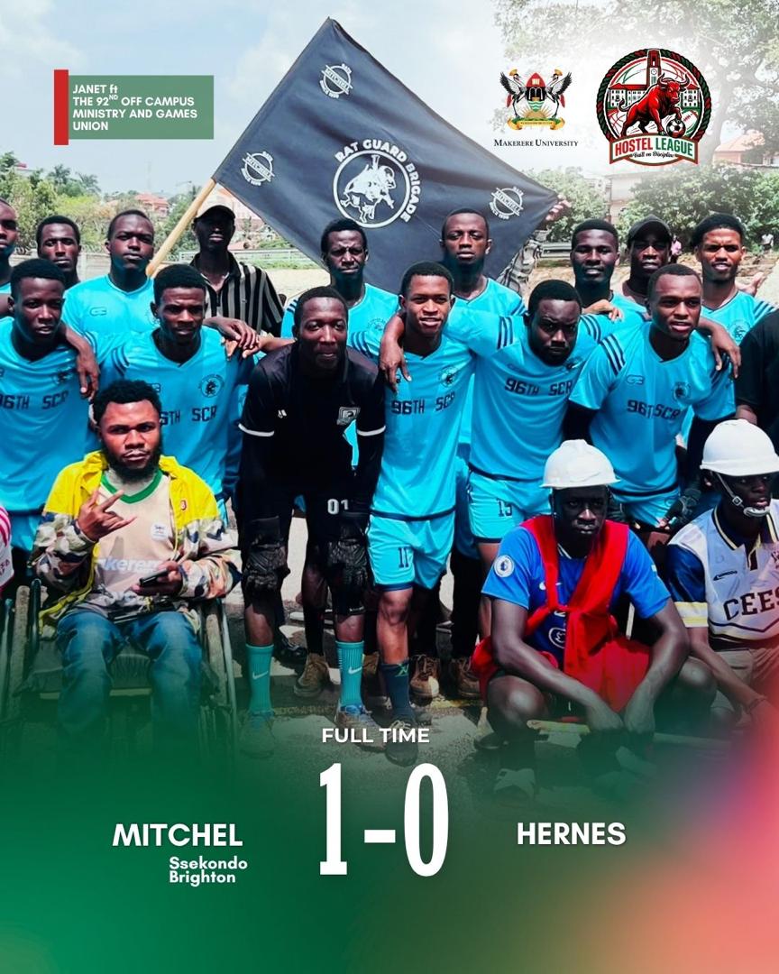 AllanTamaleS's tweet photo. MITCHELL 1-0 HERNES. The Rats did it again! 🐀💙 The jungle belongs to us. #MitchellHall #96thSCR #WeAreMitchell https://t.co/C2vJxFqGXz