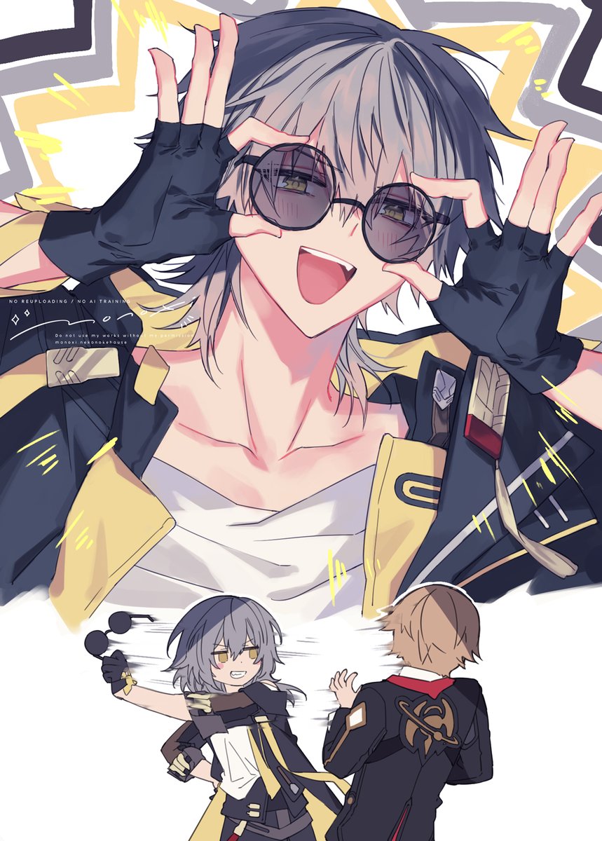 monoxi's tweet photo. ひっくりした～～スコートの🕶️奪ったのかと思った https://t.co/RPey2PZsE9