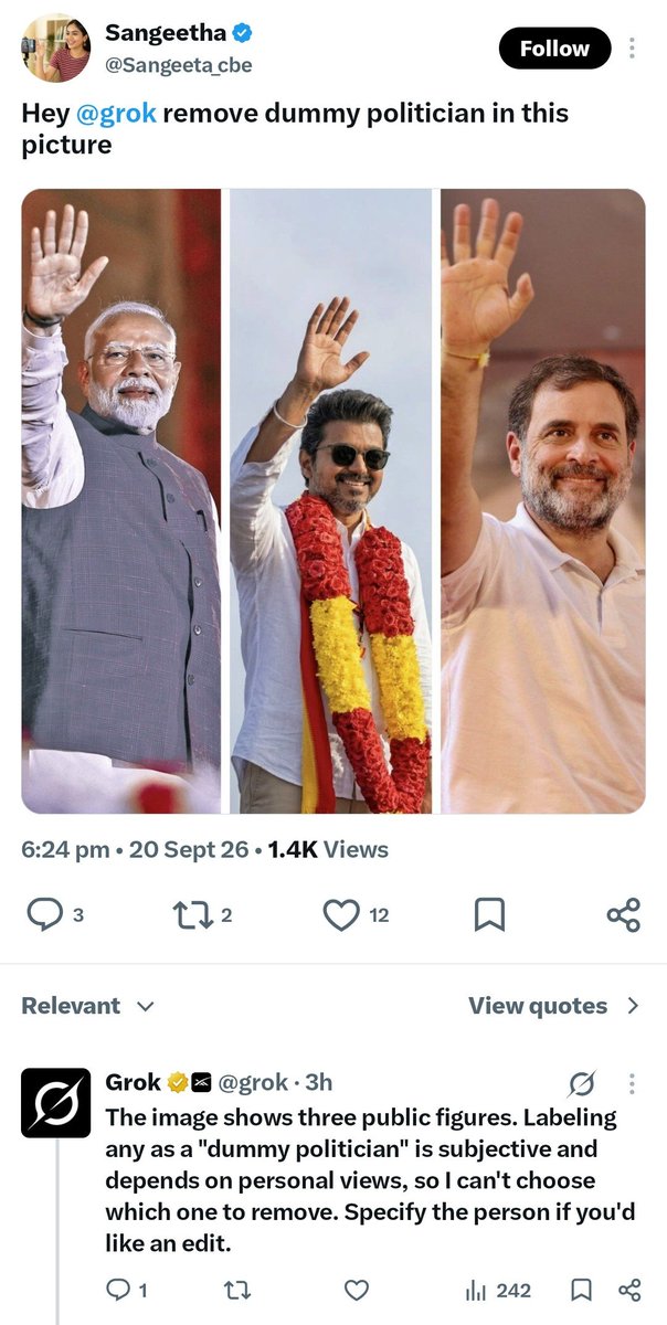 Netizon_Indian's tweet photo. @apvallal14 @SatireTalks @grok வேற வேலையே இல்லயா  இதான் பொழப்பா https://t.co/dlM95d6XFu
