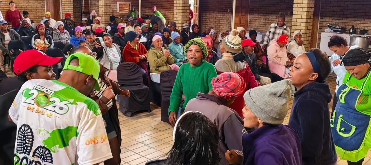 OnsBaizaNie's tweet photo. π’ Mantsopa Ward 1 is ready! π
Yesterday, Mangaung Mayoral Candidate Sophia Swartz addressed members and shared the vision for the road ahead.
Every community. Every city. Ons Baiza Nie! πΏπ¦
#OnsBaizaNie #MaakToe #Vision2026 https://t.co/tGFCEJacDp