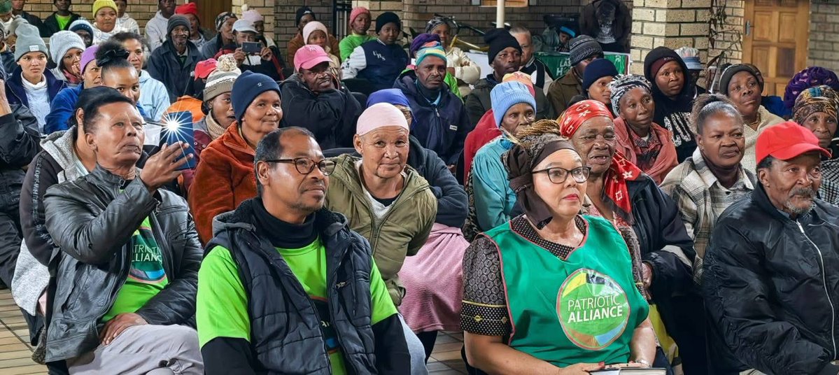 OnsBaizaNie's tweet photo. π’ Mantsopa Ward 1 is ready! π
Yesterday, Mangaung Mayoral Candidate Sophia Swartz addressed members and shared the vision for the road ahead.
Every community. Every city. Ons Baiza Nie! πΏπ¦
#OnsBaizaNie #MaakToe #Vision2026 https://t.co/tGFCEJacDp