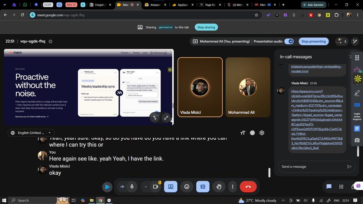 mohammad_j43370's tweet photo. Had a really valuable conversation with @geckodotdev about Forgot AI today 🙌

One thing stood out to me:

The best product feedback isn't “this is cool.”
It's “here's exactly how I would use this.”

Vlada gave me a very specific use case: saving TikTok/YouTube videos and having AI understand the important parts so they can be found and used later.

We also went deep on retrieval, organization, natural-language search, connecting saved context with other AI tools, UX, user behavior, and distribution.

My biggest takeaway:

Don't keep adding features just because you can.
Make the core experience great, put it in front of people, and watch what they actually do.

That's what I'm focusing on next with Forgot AI.

Appreciate the time and honest feedback, Vlada 🙌
Back to building. 🚀