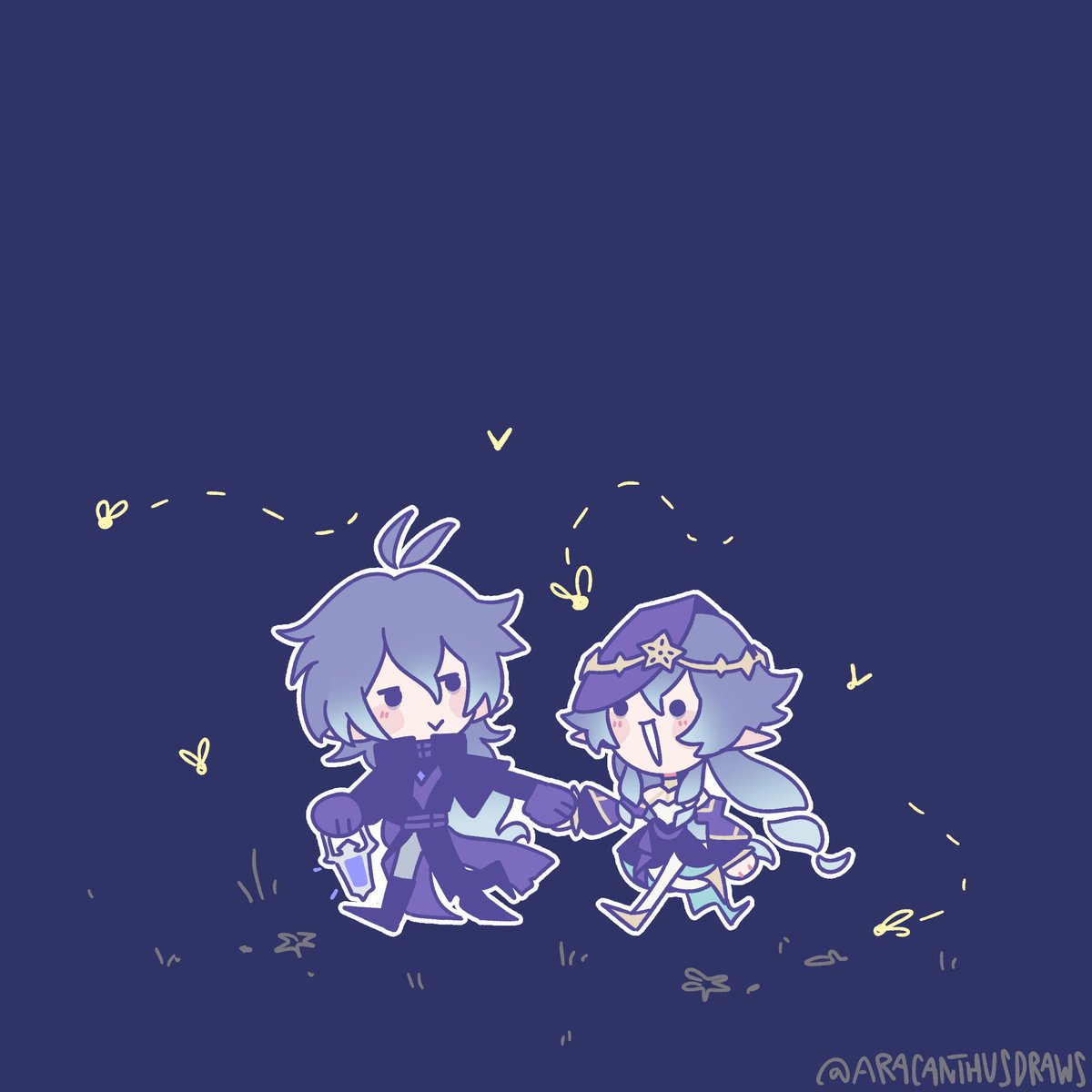 AracanthusDraws's tweet photo. I still like to imagine they're siblings :] https://t.co/rfNMFNf4xb