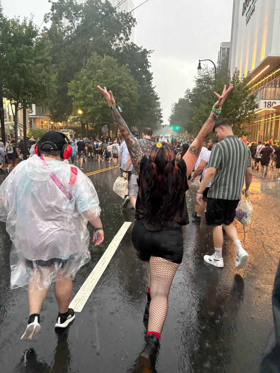 hannahwaters98's tweet photo. I survived the Great Flood of Shaky Knees 2026 https://t.co/xfzwSNpknY
