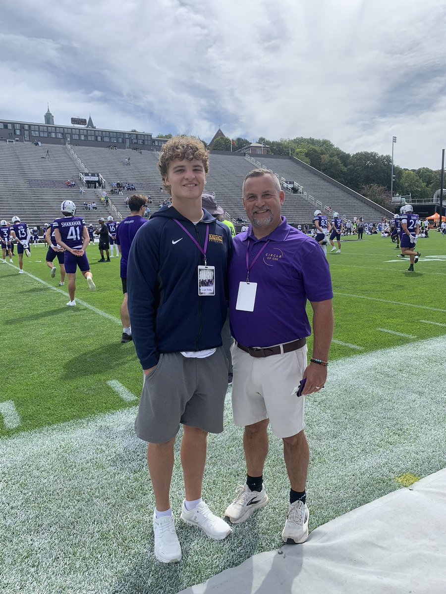 KrabyLiam's tweet photo. Had a great time at Holy Cross yesterday vs Yale. Talking to Coaches Jeff Oliver, and @colempino! Can’t wait to get back on campus!!
@Coach_Willey_FB https://t.co/BFFucnxOkn