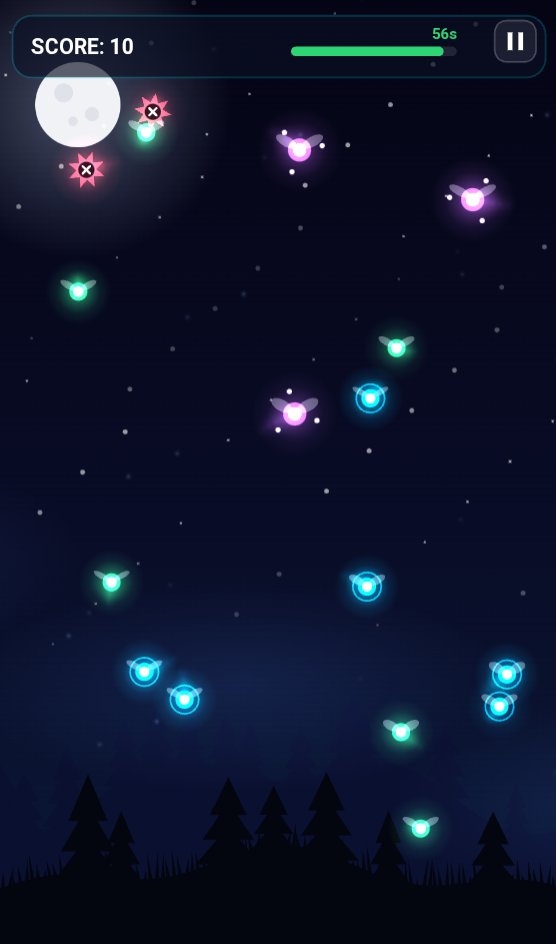 Hossein_89_ING's tweet photo. 🚨 Firefly Chase just got a major AI-powered update! 

New features:
🦟 Multiple firefly types
🔥 Combo &amp; Fever Mode
🧲 Power-ups
🏆 High scores
🎨 Neon Edition overhaul

Made with AI, refined by me. 🎮

Play now:
https://t.co/OMGlaWwHi0

#IndieGame #GameDev #AI #HTML5 #IndieDev https://t.co/m8Ofme0F7r