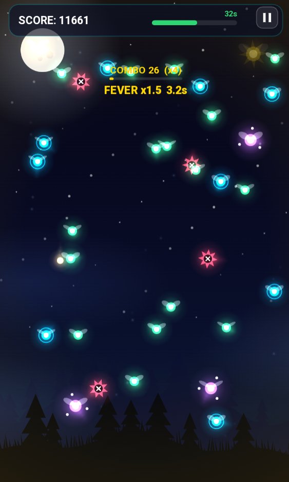 Hossein_89_ING's tweet photo. 🚨 Firefly Chase just got a major AI-powered update! 

New features:
🦟 Multiple firefly types
🔥 Combo &amp; Fever Mode
🧲 Power-ups
🏆 High scores
🎨 Neon Edition overhaul

Made with AI, refined by me. 🎮

Play now:
https://t.co/OMGlaWwHi0

#IndieGame #GameDev #AI #HTML5 #IndieDev https://t.co/m8Ofme0F7r