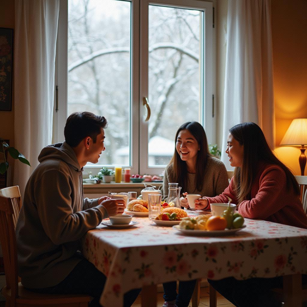 voicf788321's tweet photo. This lazy Sunday with my favorite people – pancakes, silly jokes, and endless cuddles make every ordinary day feel like a precious gift. https://t.co/BuVHXX86rn