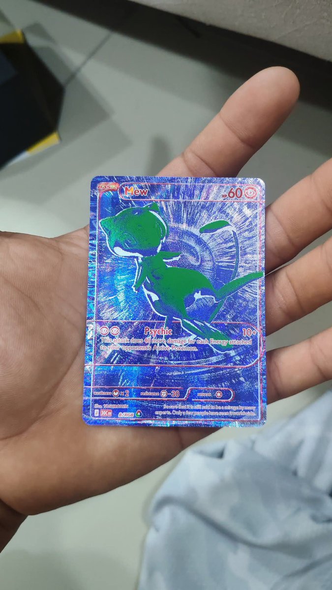 kanayaTCG's tweet photo. @PokemonTCGDrops Mew B/RGB $3700 shipped https://t.co/LuiyX65KhM
