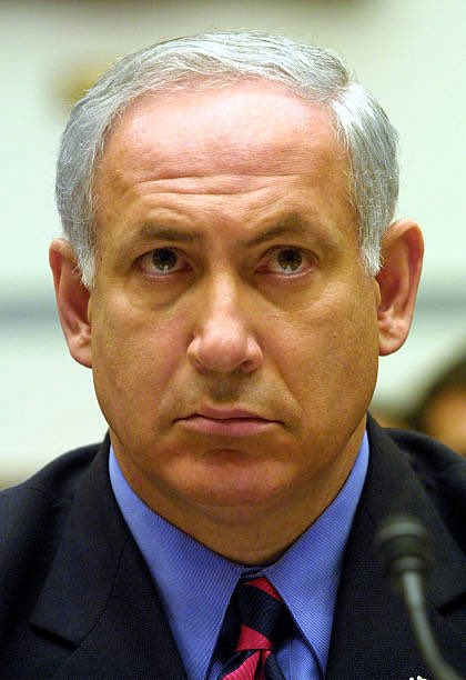 25YearsAgoLive's tweet photo. Former Israeli Prime Minister Benjamin Netanyahu testifies to the U.S. House of Representatives about how to prepare for a War on Terror. https://t.co/bqU96IR9TG