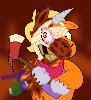 Ricmahboi234's tweet photo. (TW: light cartoonish gore)
@Buddy_The_Uni when you hurt his feelings :((
#itsbuddy #buddy https://t.co/YiMXn1CEbf