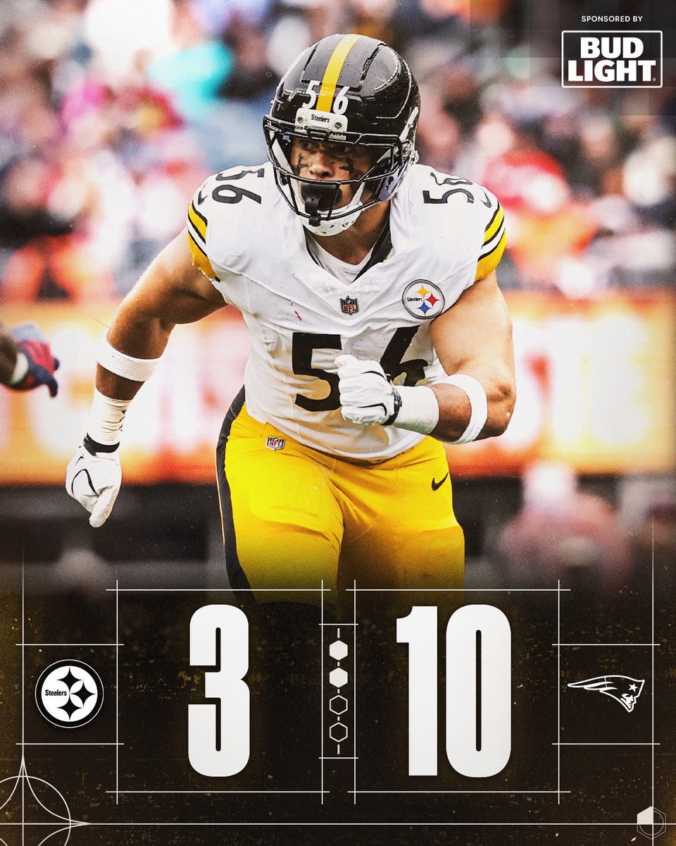 steelers's tweet photo. At half

@budlight https://t.co/5rXRnKmg4F