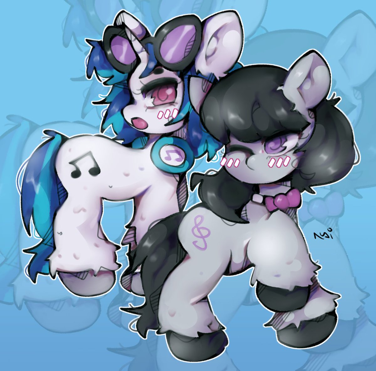 nyaninai's tweet photo. octavia and vinyl fanart ! love their design (⁠✿⁠^⁠‿⁠^⁠)

speedpaint in comments–
#mylittlepony #djpon3 https://t.co/rFDSQkojCm