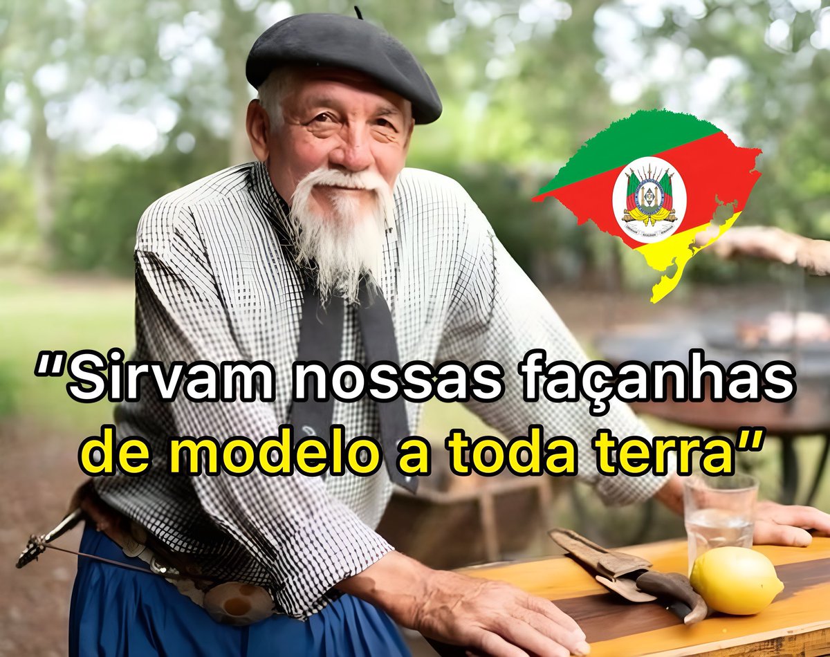rsmemes_oficial's tweet photo. Feliz Dia do Gaúcho, orgulho do melhor estado do Brasil

Pedro nas redes sociais, há 30 anos morando em SC https://t.co/cxqEp56a1R