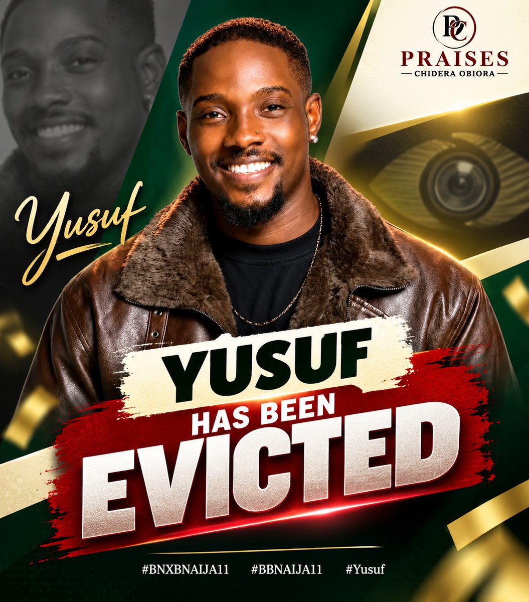 PraisesObiora's tweet photo. Yusuf has been evicted from #BBNaijaS11. 💔
It’s never easy leaving this deep into the journey, especially when the bonds, friendships and dream have grown so strong.
But this isn’t the end, it’s a new chapter. We appreciate you, we celebrate you, and we wish you all the best outside the house. ❤️🙏
#BBNaija