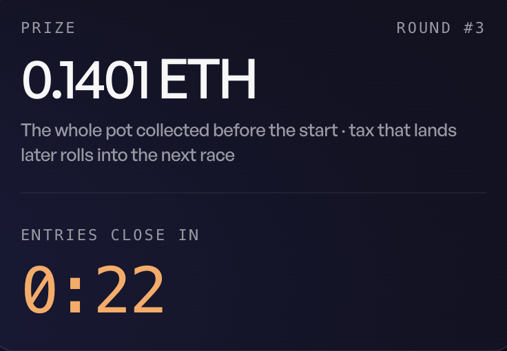 fomoeggRH's tweet photo. 0.14 eth in pot. https://t.co/bnifIfA6Bz