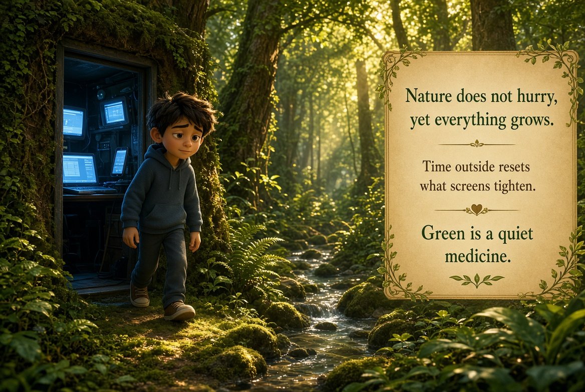 WaleSuccess3's tweet photo. Nature does not hurry, yet everything grows. 

Time outside resets what screens tighten. Green is a quiet medicine 🌿 https://t.co/vyjEpErC34