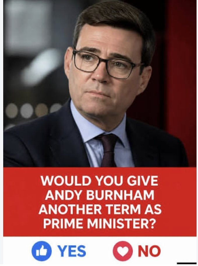 TG_desk69's tweet photo. Would you give Andy Burnham another term? https://t.co/lTdGCH60ek