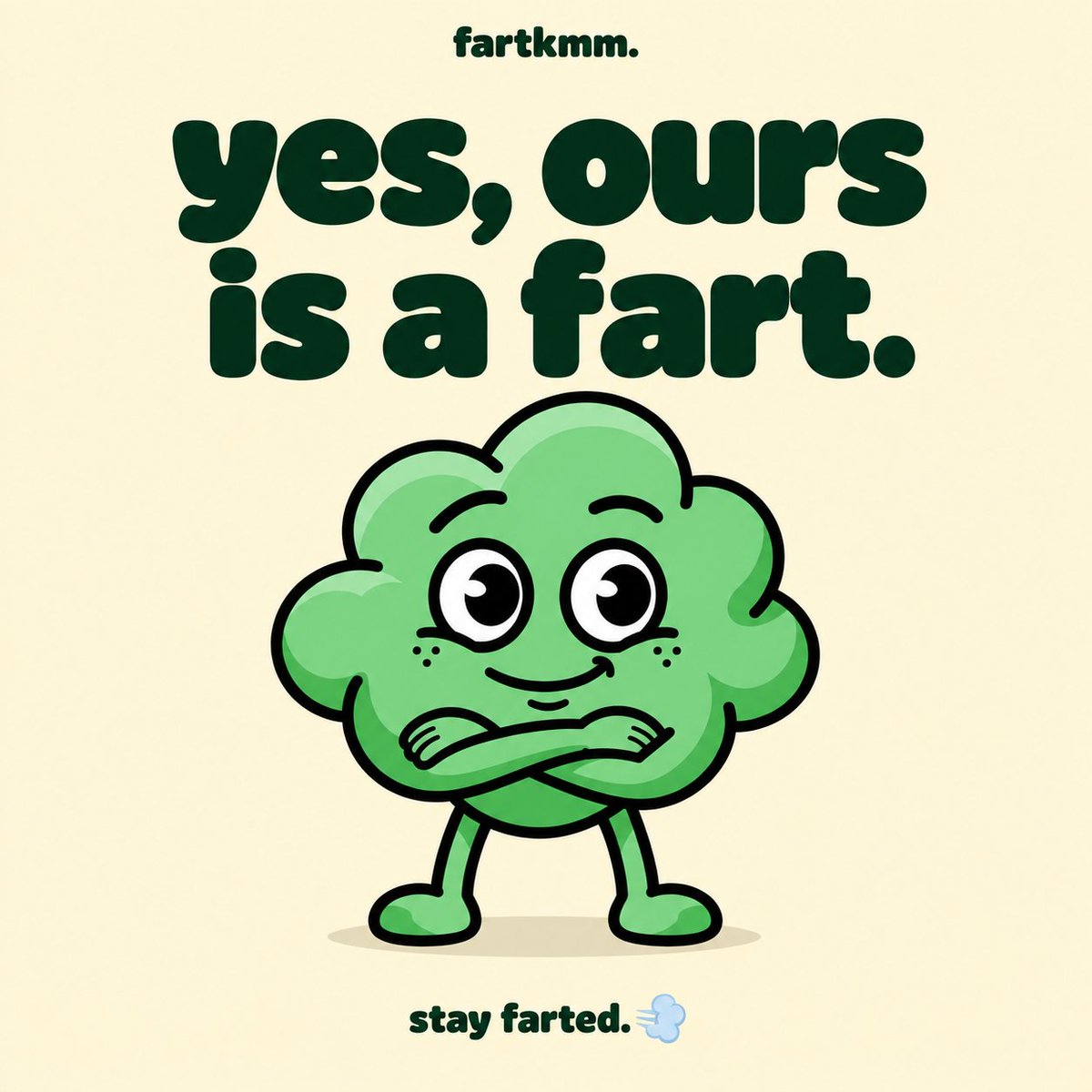 RealGodFarter's tweet photo. everyone wants something original until it looks unfamiliar. then it’s “what the fuck is this?” while the fifth copy of yesterday’s winner gets called the next big thing.

you can’t demand a 1/1 and reject everything that doesn’t look like something you’ve already traded.

yes, ours is a fart.

we gave it games. characters. stories. competitions. an entire fartverse that someone now has to explain to their girlfriend.

people show up, play, create, win. there’s something happening beyond everyone refreshing the same chart.

does that guarantee a green candle? no. neither does your favourite animal in a new hat.

but if you want to talk about conviction, give it something to stand on. look at what exists. what gets built. whether people have a reason to come back.

you’re allowed to think the name is stupid.

we put quite a lot of work into making the rest worth your time.

stay farted. 💨