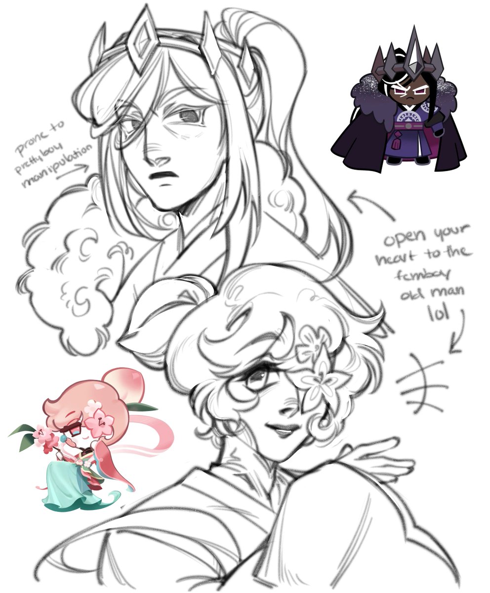 lvnesart's tweet photo. sketch thread to practice the Cookies lol (all requests from ig)
#cookierunkingdom

also lohen is there too https://t.co/Vq8cF1NvEB