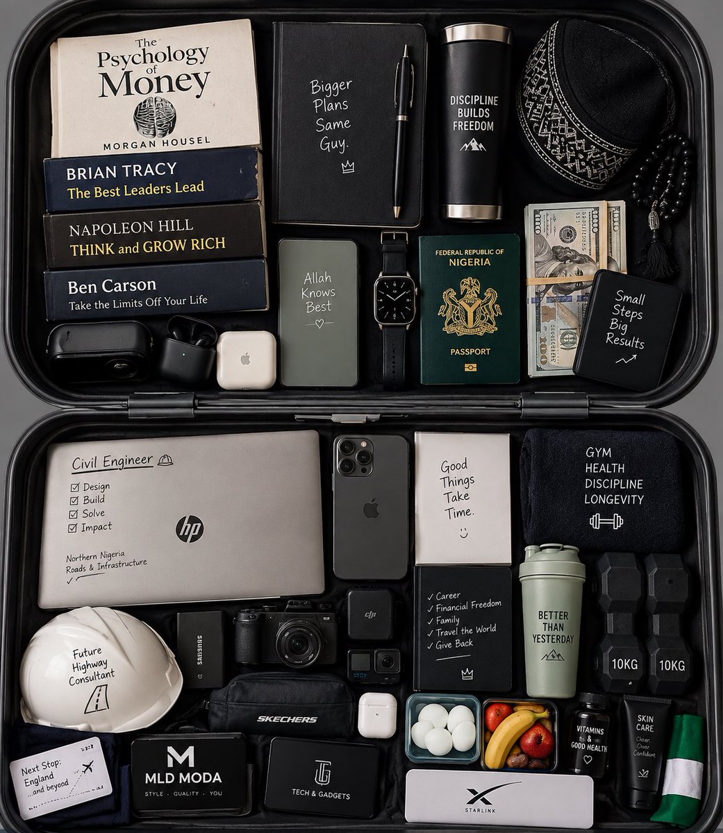 mldmoda's tweet photo. Dauki wannan tray din ka dora a chatgpt ka ce masa
'Fill this tray with things that represents me as you know my favourite things!'
Nuna mana abin da ya nuna maka. Ga nawa https://t.co/AYFJv4L8Zc