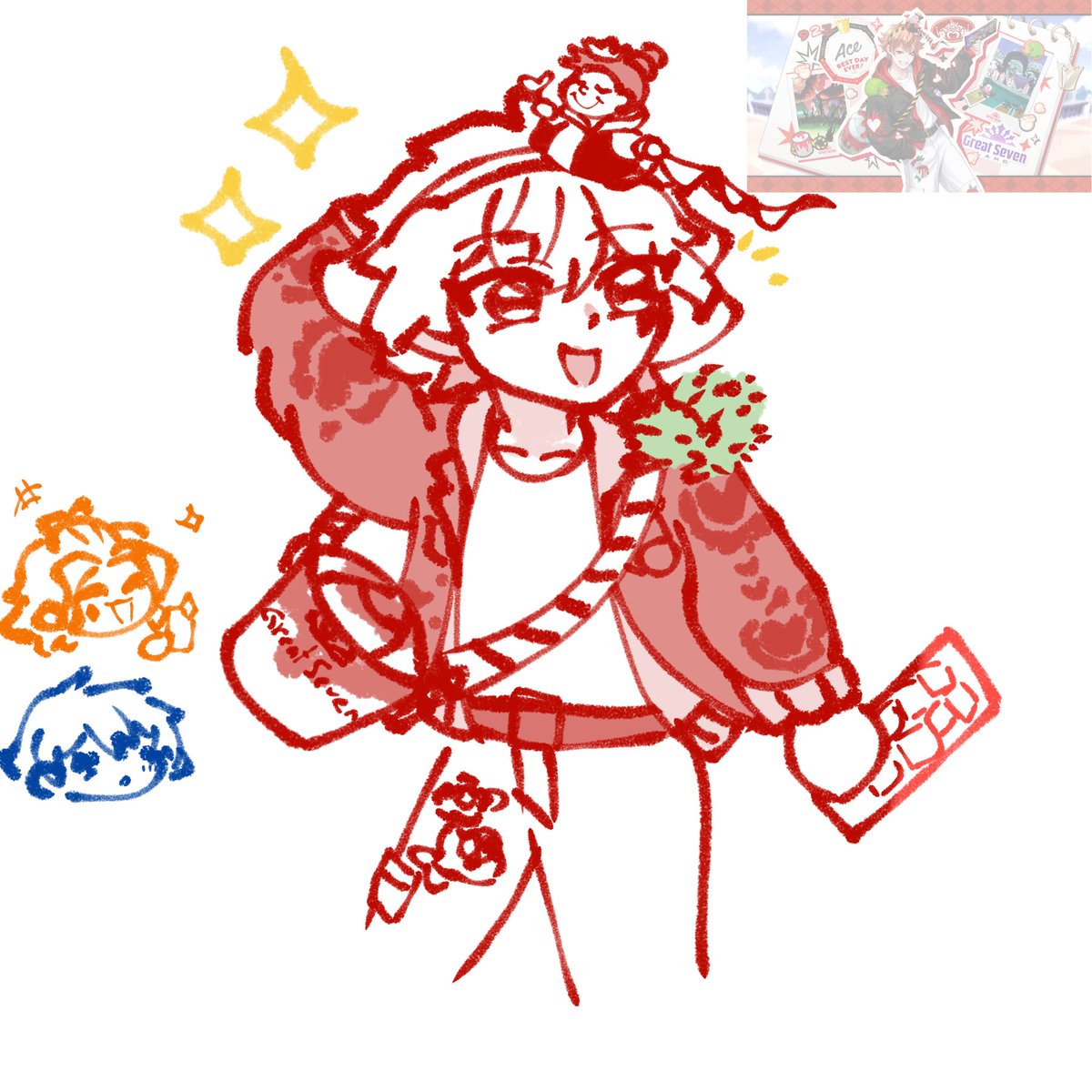 lakeandadeuce's tweet photo. He's so cute but i decided to save for club cards so I'm not pulling..  drawing for appreciation...
He's rlly gentle and happy in the card I love it so I'll maximize his moeness in his eyes 🥹
#twst #twistedwonderland https://t.co/5WZlaUEVNW