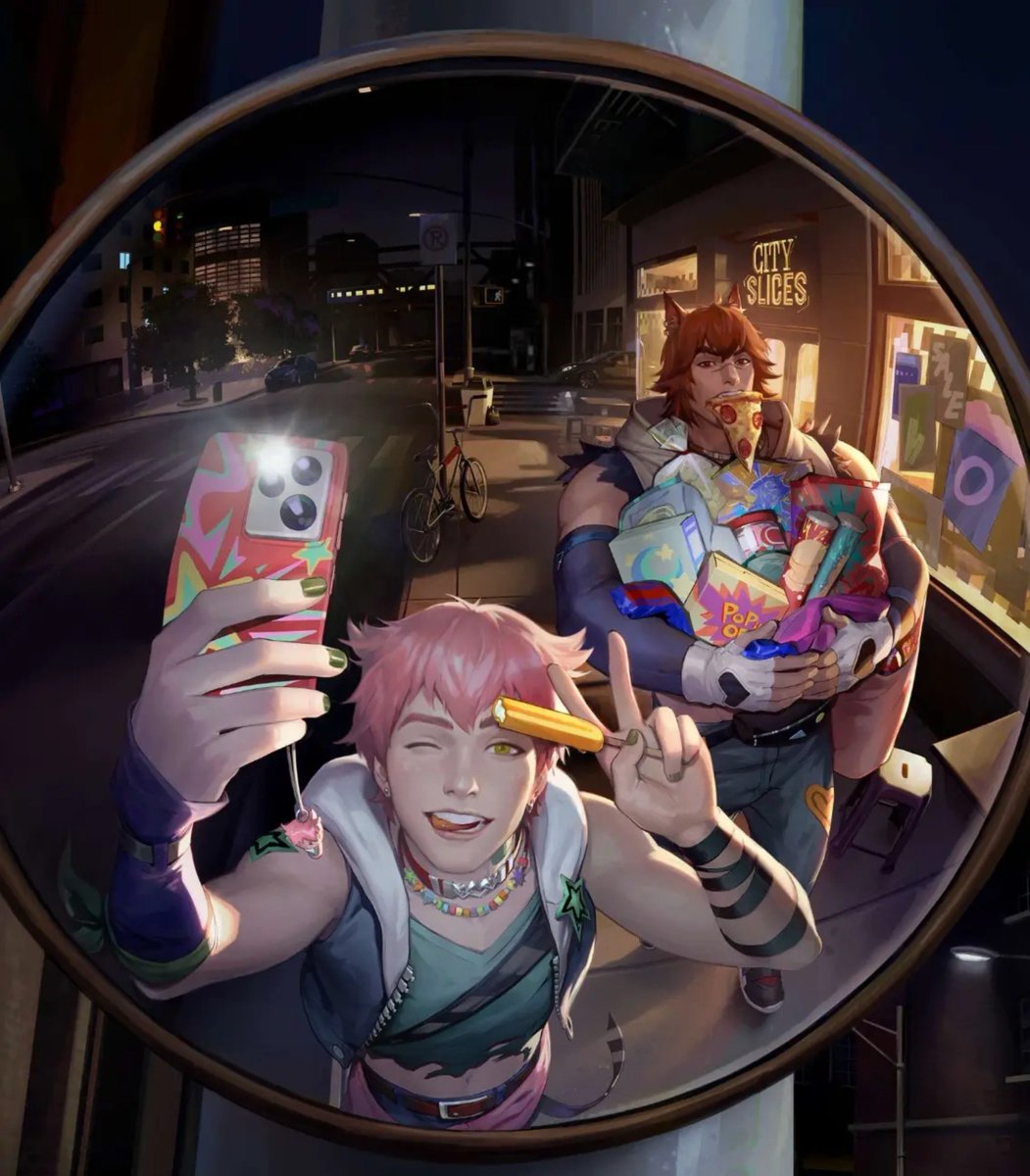 JustKovu_'s tweet photo. - Before shopping~  🐯✨️

#Sett #Ezreal 
#HEARTSTEEL‌ 
#Bara #gay https://t.co/aOMTzwF8wY