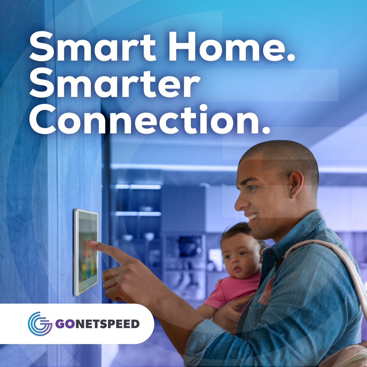 GoNetspeed's tweet photo. Smart thermostats, cameras, speakers, and more all work better with reliable fiber internet. https://t.co/SQngL5teQX