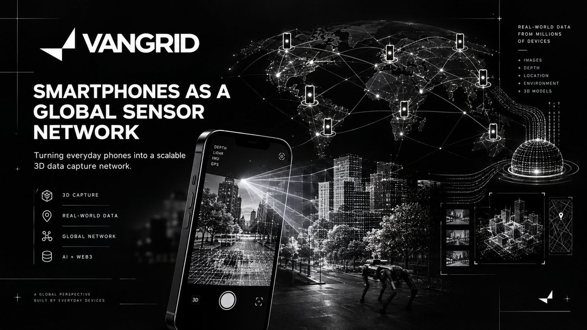 iyke_120's tweet photo. Your phone is more than a device. 📱🌍

With @vangrid_io , millions of smartphones can become a global sensor network—capturing real-world data to power the next generation of AI and robotics.
The physical world is becoming data. 🚀

 #PhysicalAI #DePIN #Robotics https://t.co/rXOVO7phCk