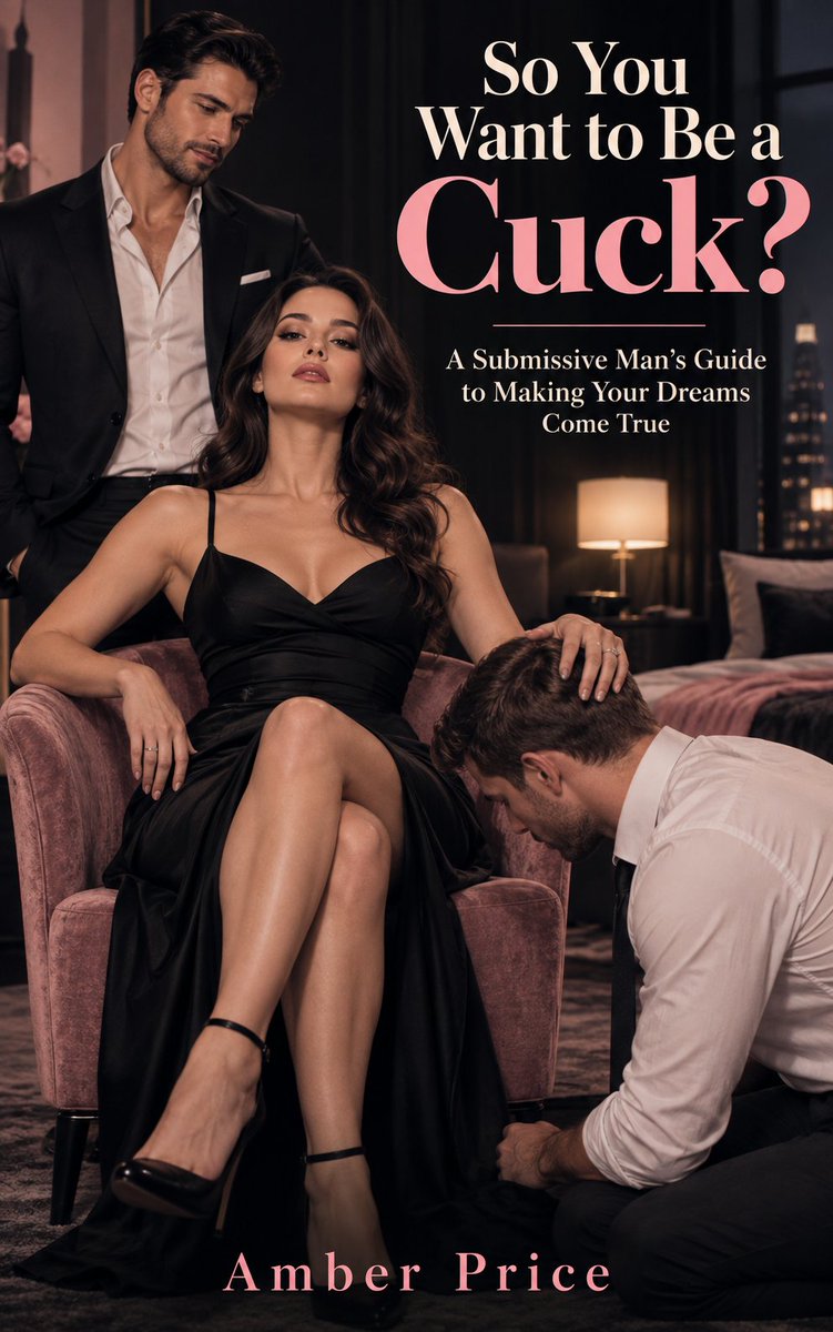 UCFS2024's tweet photo. New from Amber Price: So You Want to Be a Cuck? A guide for submissive men on jealousy, chastity, service, humiliation, the wife’s boyfriend, and what happens when the fantasy becomes a reality.

Plus a bonus essay: “The Moment She Says Yes.”

https://t.co/Yemhf7ug7k  https://t.co/w2lyAbvbau