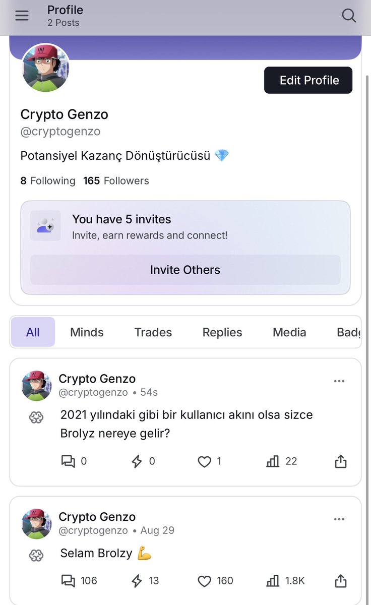 CryptoGenzo's tweet photo. Brolyz ayı dönemi boyunca gelişip kullanışlı bir platform olmayı başardı benim aklımdaki soru 2021 yılı gibi bir kullanıcı akışı olursa ve gelir üreten bir platforma dönüşürse neler başaracağı 👀

Takibinizi alırım bu arada 👇
https://t.co/GK2FFREygy https://t.co/hdae3MZAM7