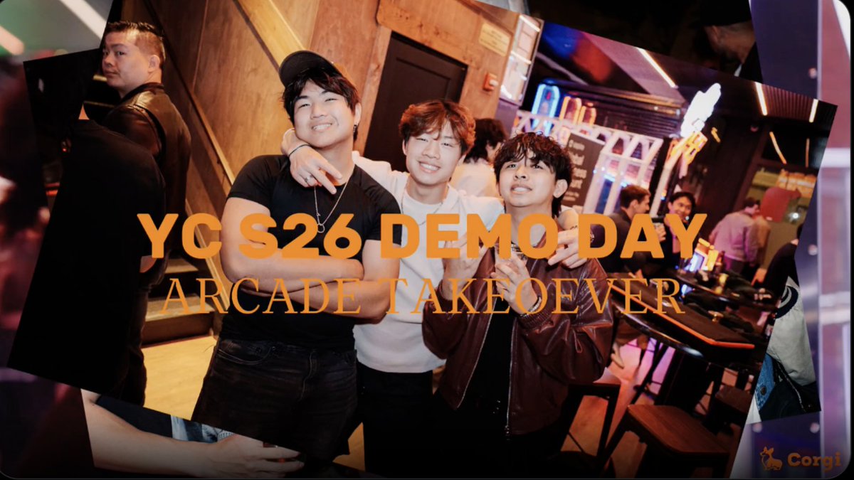 Michaelliangg's tweet photo. Corgi X YC Demo Day

Last week, I finally understood what people mean when they say " they show up to events for the food". 

The networking was great, but the open karaoke bar and free arcade games was superior. 

I won a big duck from the claw machine aswell 😁 https://t.co/8nwzacmQWu