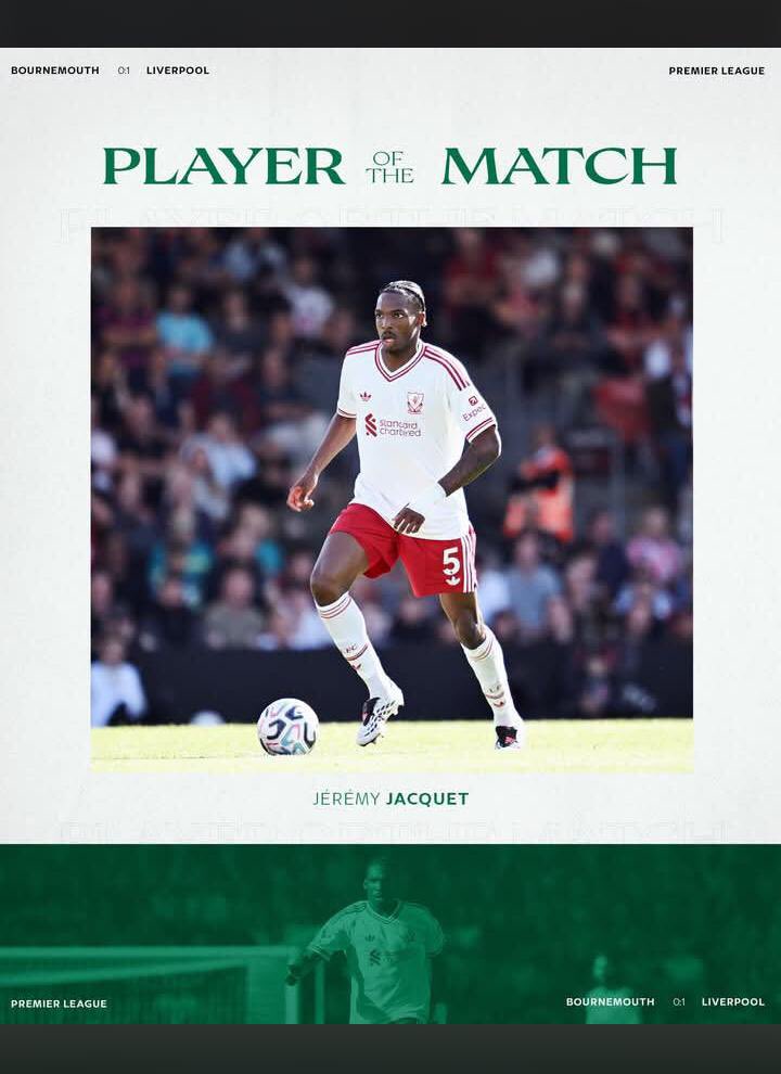 Hemmy_Rex's tweet photo. Another solid performance from Jeremy Jacquet 💪

Our #BOULIV Player of the Match 🏆 https://t.co/5SUtLuuMSJ