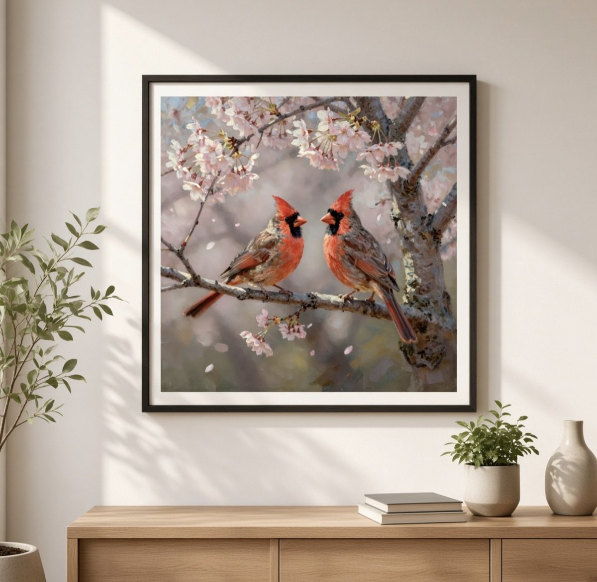 RedLadArt's tweet photo. Instant download. 🌸🐦
​Transform your space with this striking oil-style cardinal wall art featuring blossoming cherry branches and rich painterly brush strokes. High-res printable file for home or local print shops.
​#DigitalArt #PrintableArt #WallDecor #CardinalArt https://t.co/9DYQcjmWS7