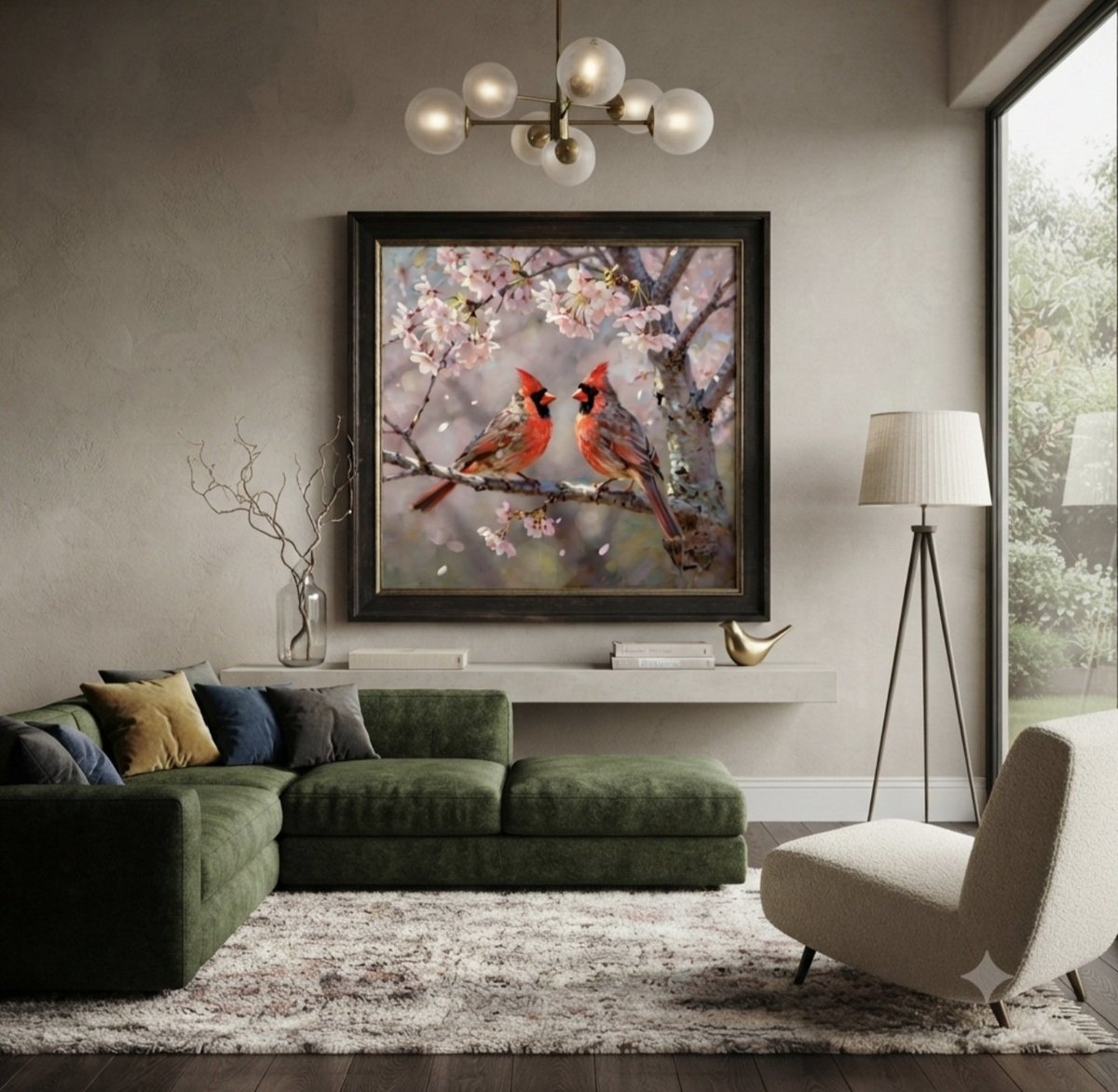 RedLadArt's tweet photo. Instant download. 🌸🐦
​Transform your space with this striking oil-style cardinal wall art featuring blossoming cherry branches and rich painterly brush strokes. High-res printable file for home or local print shops.
​#DigitalArt #PrintableArt #WallDecor #CardinalArt https://t.co/9DYQcjmWS7