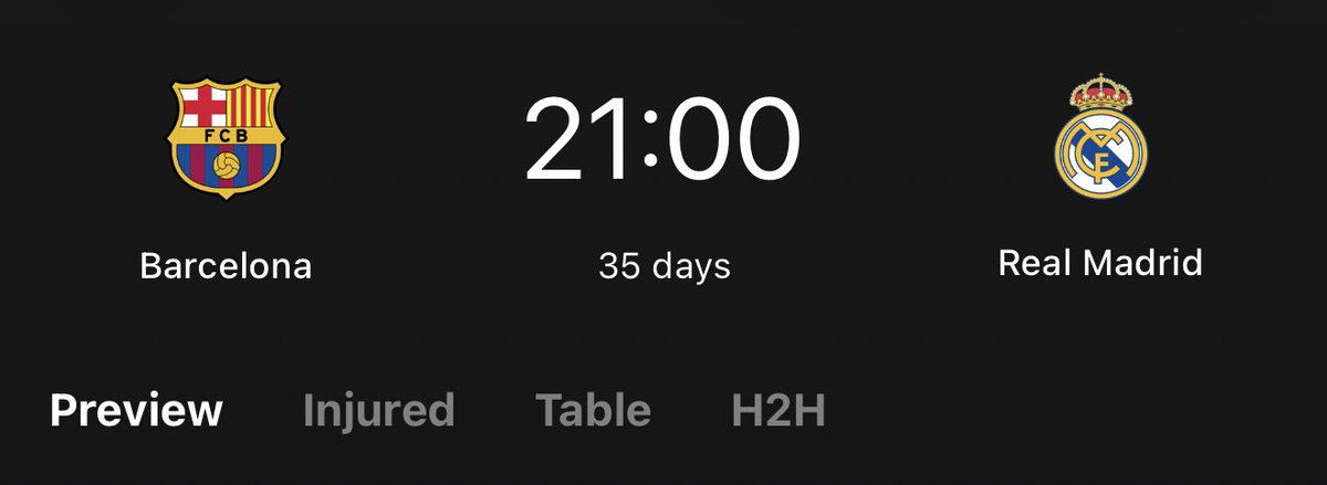 Adikastakes's tweet photo. 35 days is more than enough for Real Madrid to forfeit this fixture, If not Barcelona will use them to produce 18+ content https://t.co/2F5iw9oOiE