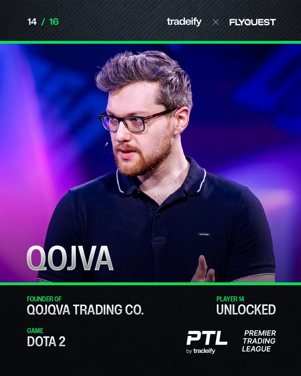 qojqva1's tweet photo. Everyone says I'm washed in Dota now , so let's see if I have any real-life skills in a trading tournament!

I'm joining @JoinPTL by @Tradeify to learn more about futures day trading! Check out the link in the replies for more info

#ad https://t.co/PLxJQ8B04u