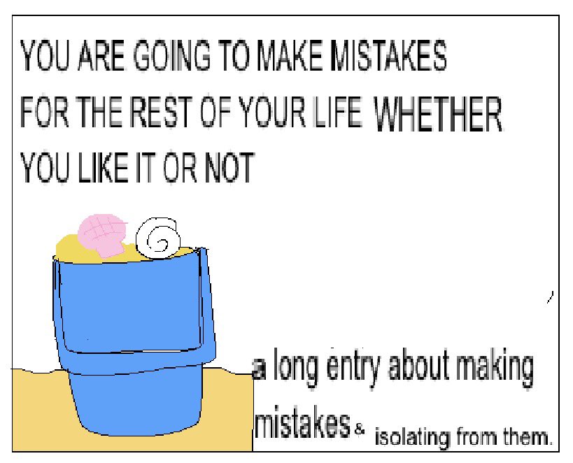 3_4sleeve's tweet photo. based on my own personal experiences with isolation , ocd and mistake making. https://t.co/kRAvkDzVh9