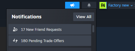 Factorynewpad's tweet photo. For everyone who asked for harder proof of the skins we buy: screenshots of our Steam inventory, taken from the owner's side.

Why screenshots and not a link. Steam has Trade Protection: anything you receive by trade goes into a separate protected inventory for 7 days. Only the owner can open it. It doesn't show on the public profile, and it isn't even counted in the public item total. We buy on third-party markets, where skins are cheaper than on Steam, so almost everything arrives by trade and lands there.

Right now that's 194 CS2 items, about $7,600 at Steam prices. Knives, gloves, Printstreams, the cases from the first week.

Screenshots can be faked, so here's the part that can't. Every item is already listed by name on the site, and the purchase log with timestamps is public: https://t.co/G41Xkh0Xkk. We published the list before anyone can check it. Steam lifts the protection on Sept 25, 26 and 27, batch by batch, and the same inventory link will show the same items. If the names don't match, you'll see it.

Dota 2 needs no waiting. Dota has no protected inventory, so the 43 items in the sDOTA reserve, about $1,500, are public right now: https://t.co/tRAZNZ92NY

Full list with prices: https://t.co/MZHaGhmzAX