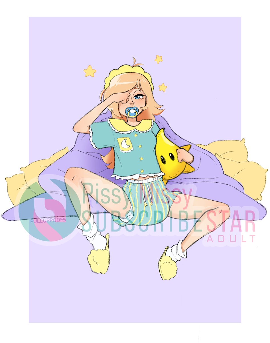 PissyMissyArtz's tweet photo. “Sleepy Rosalina” Art Trade with OrangeTart!! 🍊 https://t.co/fPcxPFCbty