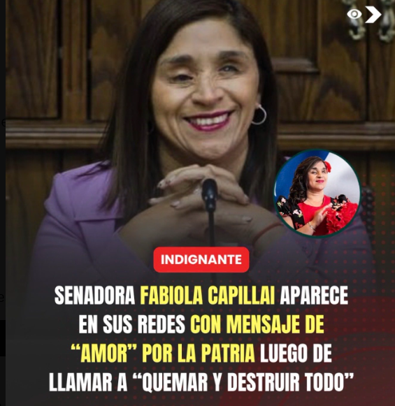 Iherreraa's tweet photo. La comunacha hipócrita Campillai, la que quería quemar y destruir todo, ahora mandando mensajes de amor por la patria.  Ya nadie te la compra comunacha hipócrita. https://t.co/SAUQ0gKrsZ