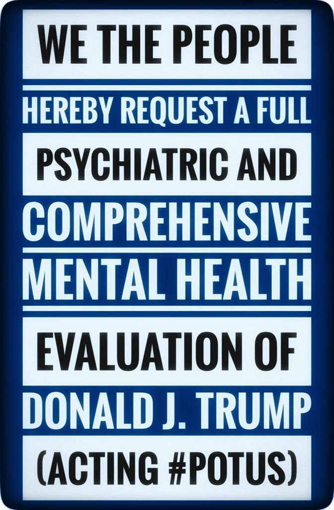 GJChevalier's tweet photo. Trente psychiatres américains de premier plan et experts en santé mentale ont signé une déclaration dans laquelle ils déclarent que le président Donald #Trump est mentalement inapte à exercer ses fonctions, avertissant que son pouvoir exclusif sur les armes nucléaires américaines représente un danger pour le monde entier.
Selon les médecins, le comportement de Trump au cours de la dernière année a démontré « des signes objectivement observables de graves problèmes de santé ».
Ils ont notamment souligné :
- une diminution significative des fonctions cognitives,
- des épisodes de somnolence évidente lors de discours publics importants,
- un jugement et un contrôle des impulsions gravement altérés,
- une perte de maîtrise de soi,
- et des convictions grandioses ou délirantes, notamment des affirmations de son infaillibilité et des images le représentant comme une figure avec une « mission divine ».
Les médecins affirment que Trump représente désormais « un danger clair et immédiat » et appellent à des mesures urgentes pour le destituer de ses fonctions.
« À notre avis professionnel, Donald J. Trump est mentalement inapte à être président des États-Unis », indique la déclaration.
La lettre fait référence au 25e amendement de la Constitution américaine, qui permet au vice-président et au cabinet ministériel de déclarer le président incapable d'exercer ses fonctions.
L'un des signataires, le Dr Henry David Abraham de la faculté de médecine de l'Université Tufts, a averti du « cumul de symptômes psychiatriques chez une personne détenant le pouvoir exclusif de lancer des armes nucléaires ».
Il a cité un message de Trump sur Truth Social daté du 7 avril 2026 concernant l'Iran, dans lequel Trump écrivait :
« Une civilisation entière périra ce soir, et ne pourra plus jamais être reconstruite. »
Selon les médecins, les signes d'alerte comprennent :
- une mégalomanie débridée,
- une paranoïa,
- une impulsivité,
- une vindicte,
- une colère incontrôlable,
- et un sentiment d'omnipotence chez une personne ayant un contrôle illimité sur les armes nucléaires.
Le psychiatre Bendi Lee, une autre signataire, a déclaré que la question dépassait désormais « la politique et concernait la survie même de l'humanité ».
La déclaration a été déposée auprès du registre du Congrès américain par les sénateurs démocrates Sheldon Whitehouse et Jack Reed.
Les médecins ont souligné que leur déclaration est « médicale, et non politique », et qu'elle comprend des professionnels ayant des opinions conservatrices et libérales.
Source : The BMJ (British Medical Journal)