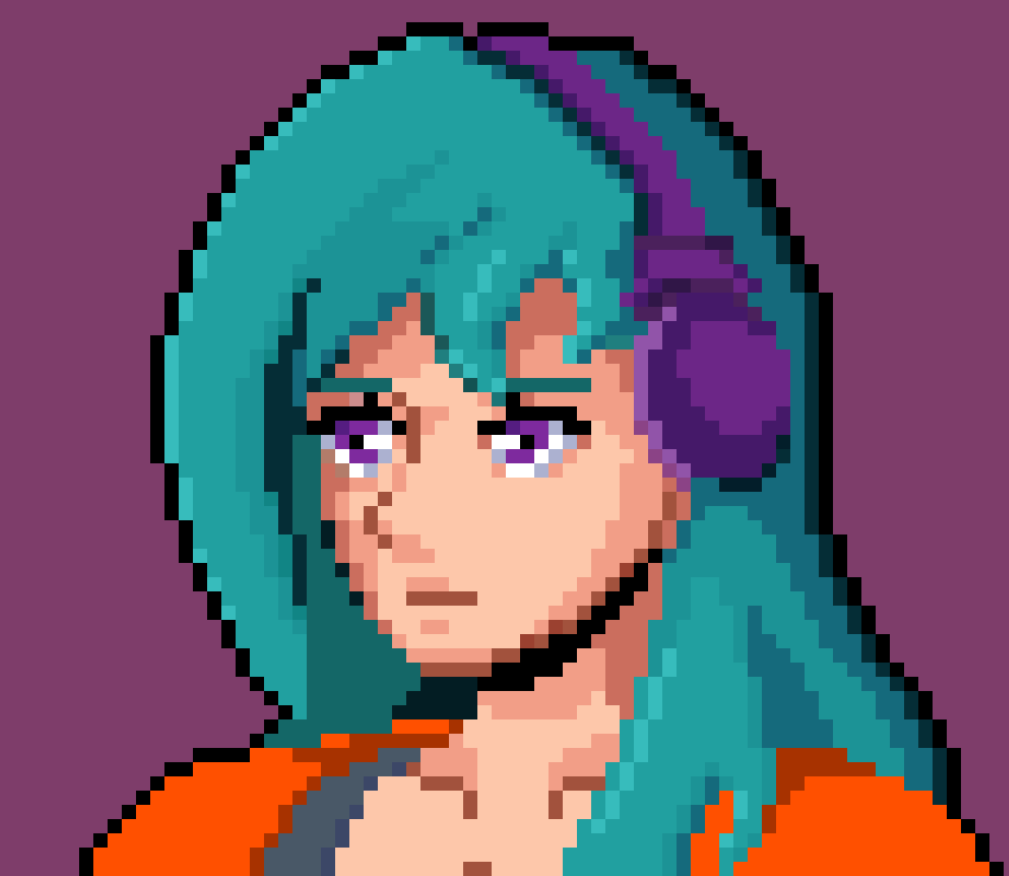 play_mixheart's tweet photo. Still some polishing left to do but like how she came out  #pixelart https://t.co/Fm9jwJsaeB