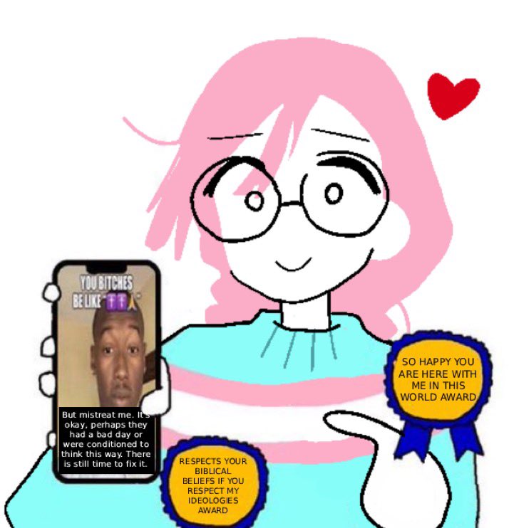 WafiPlays1234's tweet photo. If you're unironically transphobic to ALL trans people, even the "good ones" — you're extremely easy to ragebait https://t.co/taTaPS4803