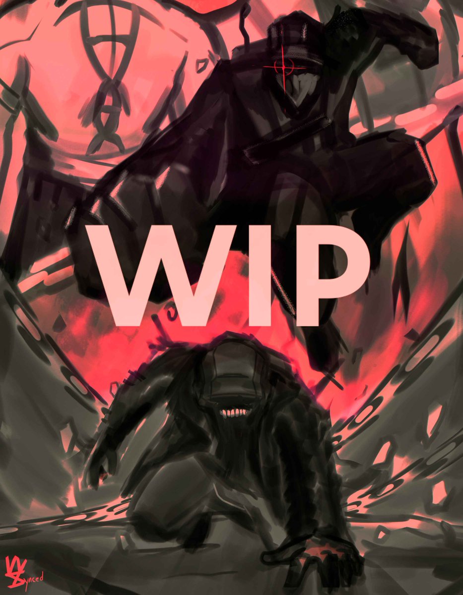 VYsynced's tweet photo. a little teaser of my drawing for madness day, I hope I make it on time yesss 
#Madnesscombat https://t.co/V5sUfUQGo0