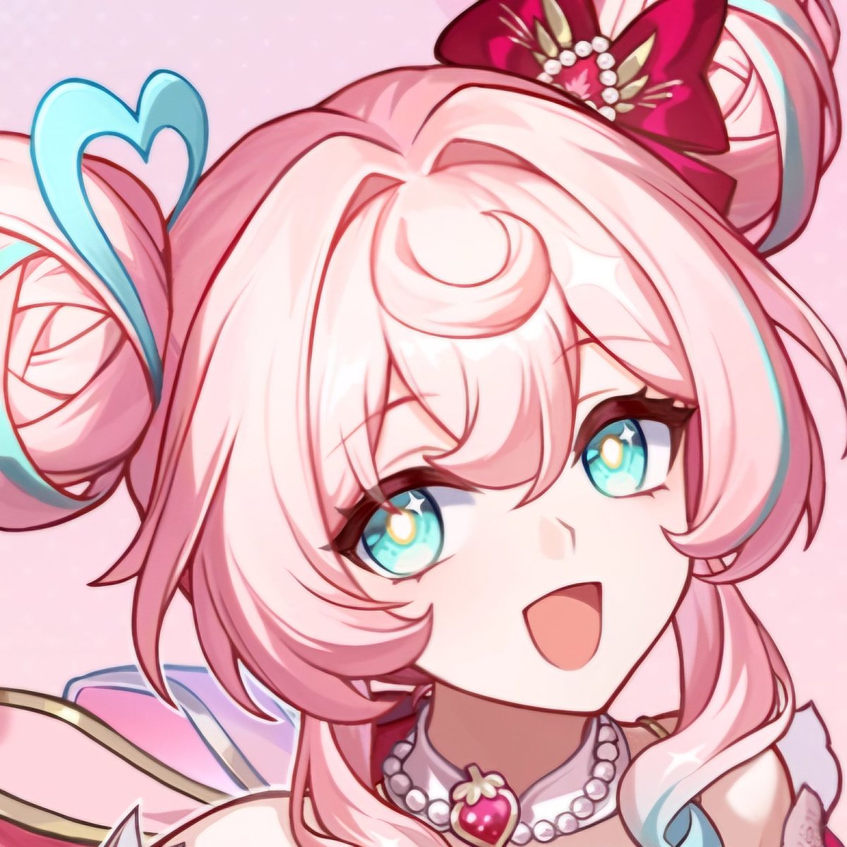 EmpyreanAxis's tweet photo. Genuinely such a cute outfit. It fits her perfectly, especially the hair. I am glad Hoyo is a bit more creative with their skins now, although I like the Castorice outfit; that one felt more like a reskin than a new outfit. 
#hyacine https://t.co/wsy7fyQ8BS