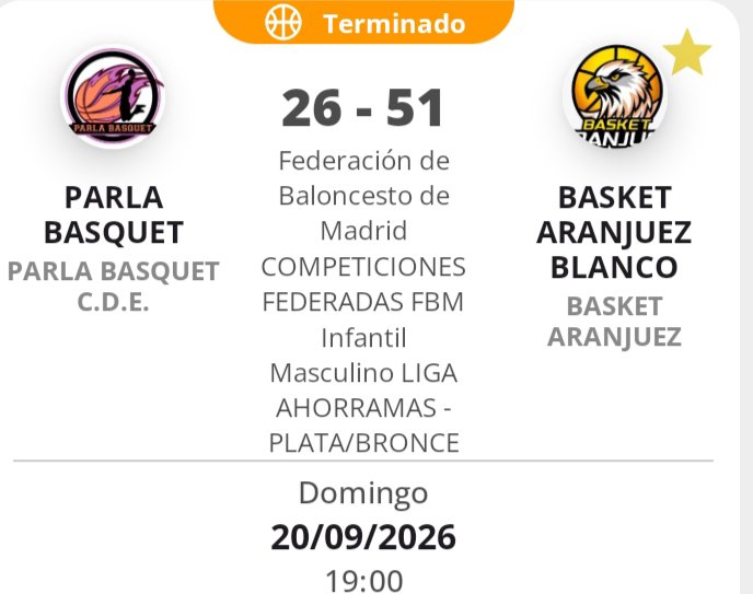BasketAranjuez's tweet photo. Victoria del #InfMasc frente a @ParlaBasquet. @Gusick89: "Gran debut en la categoría, consiguiendo la victoria a través de la presión defensiva y un ritmo alto en ataque, pese a que faltó acierto en situaciones cómodas para anotar." https://t.co/I9vtsypcUy