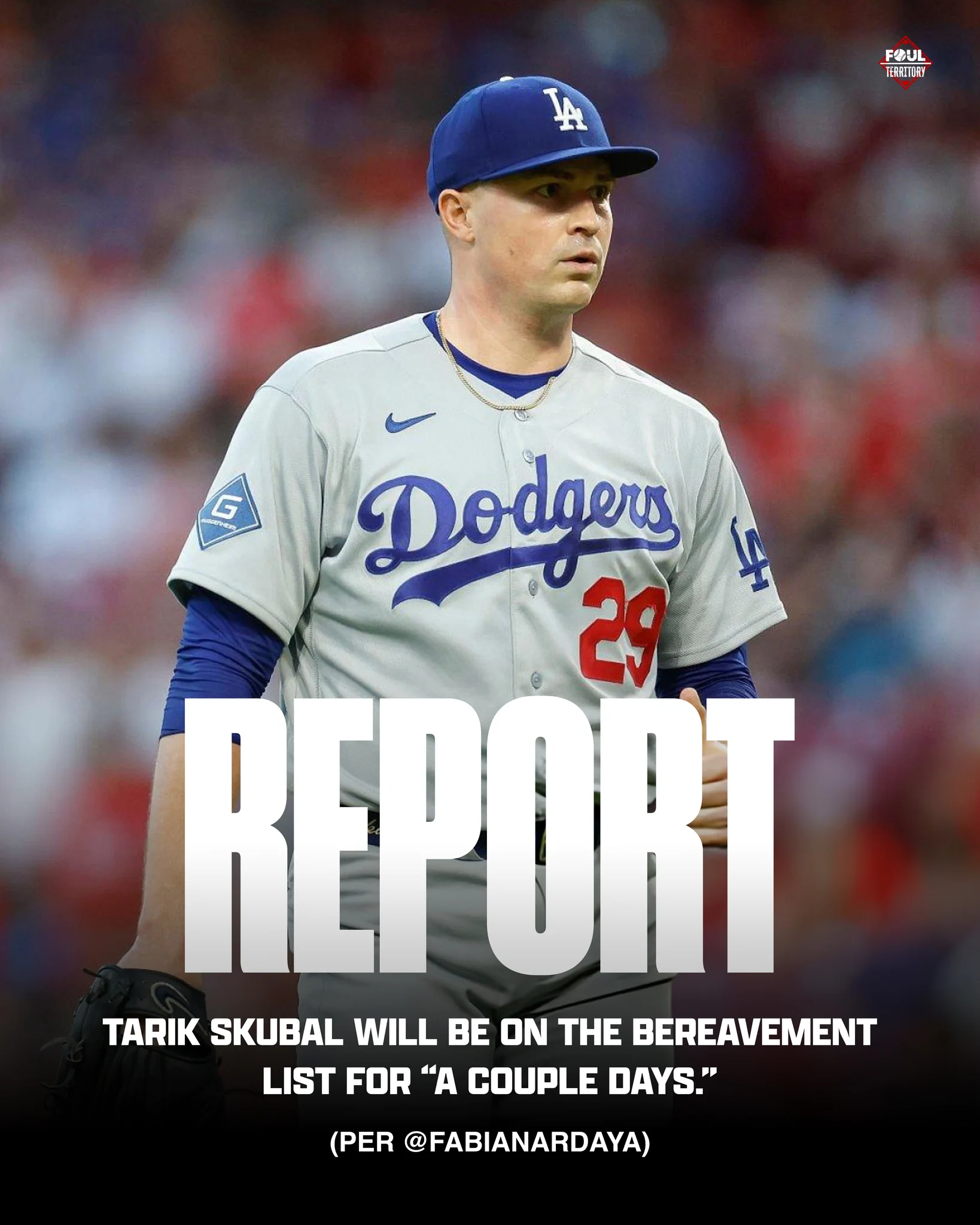 Foul Territory on X: "Tarik Skubal will miss a few games as he goes on ...