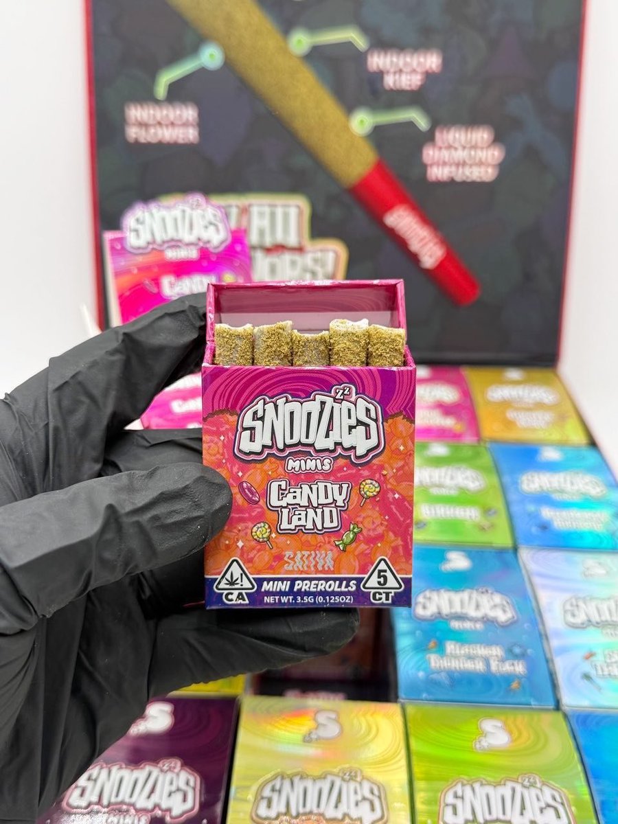 weedplugggg's tweet photo. Snoozies Mini Prerolls (Authentic)
 
3.5g per pack. 0.7g per preroll. These r smokin 🥵. Personally vouch for these. A lot of upgrades on the Snoozies 
#vapes
#carts
Telegram link 
https://t.co/Yf41b5Zm1v https://t.co/nfQyBlUdI9