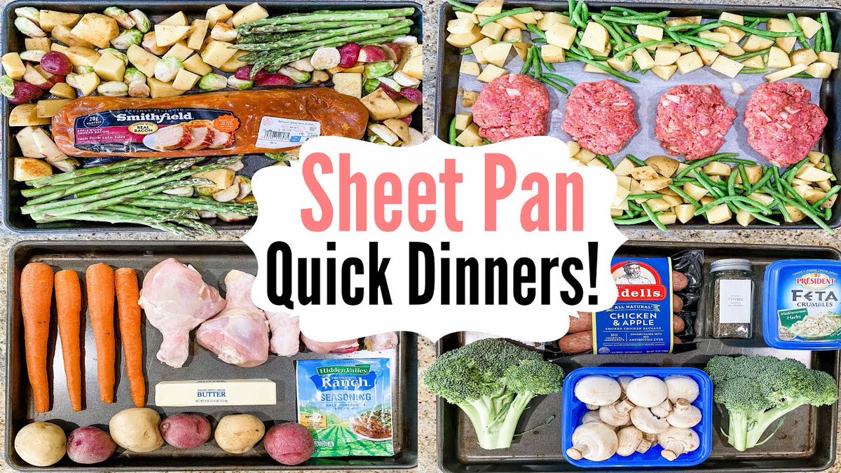 FairlaneMeadow's tweet photo. Cheap and fancy is the combo here. Meat and veggies on one sheet pan, with enough variety to keep dinner from feeling repetitive. https://t.co/DmVYqWjoff https://t.co/nDaTmAGXec
